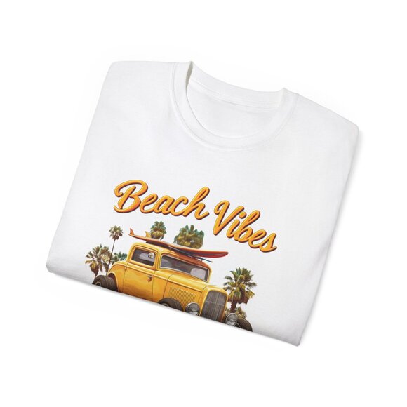 Beach Vibes - 1932 Ford - Deuce Coupe - T-Shirt - Picture 2 of 3